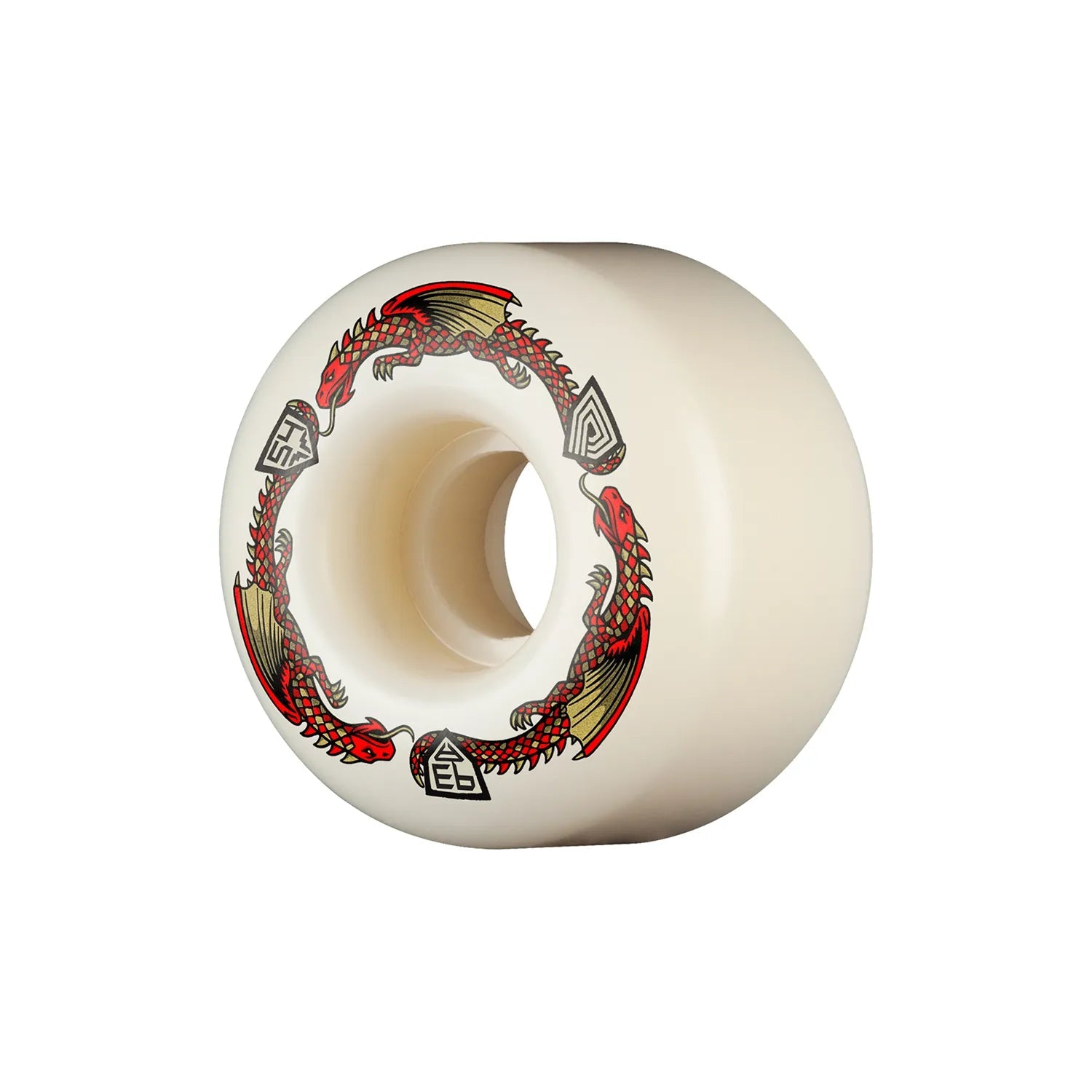 Powell - Peralta Dragon Formula Wheels V4 93A, red (54mm X 34mm) - Tiki Room Skateboards - 1