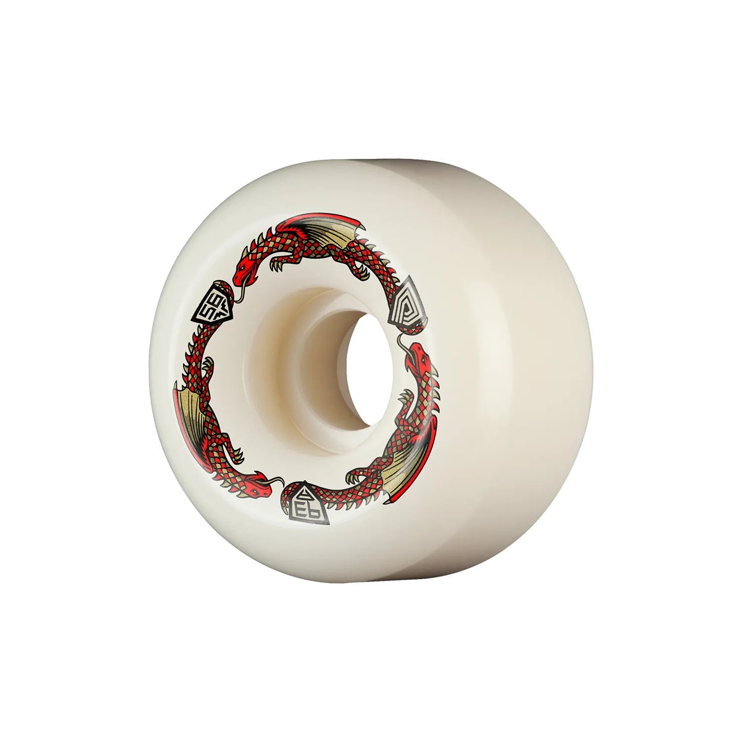 Powell - Peralta Dragon Formula Wheels V6 93A, red (56mm X 36mm) - Tiki Room Skateboards - 1