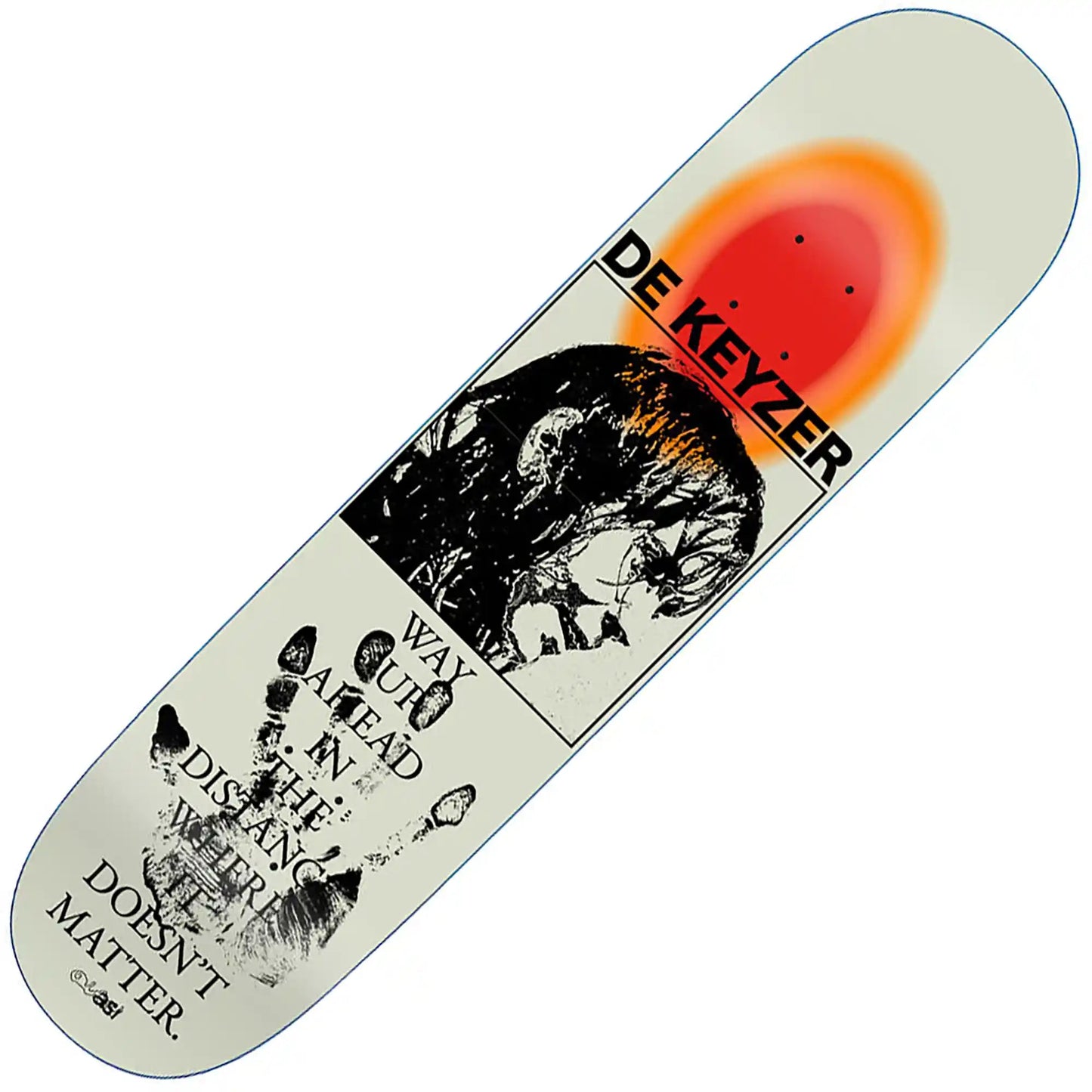 Quasi De Keyzer 'Distance' Deck (8.125") - Tiki Room Skateboards - 1