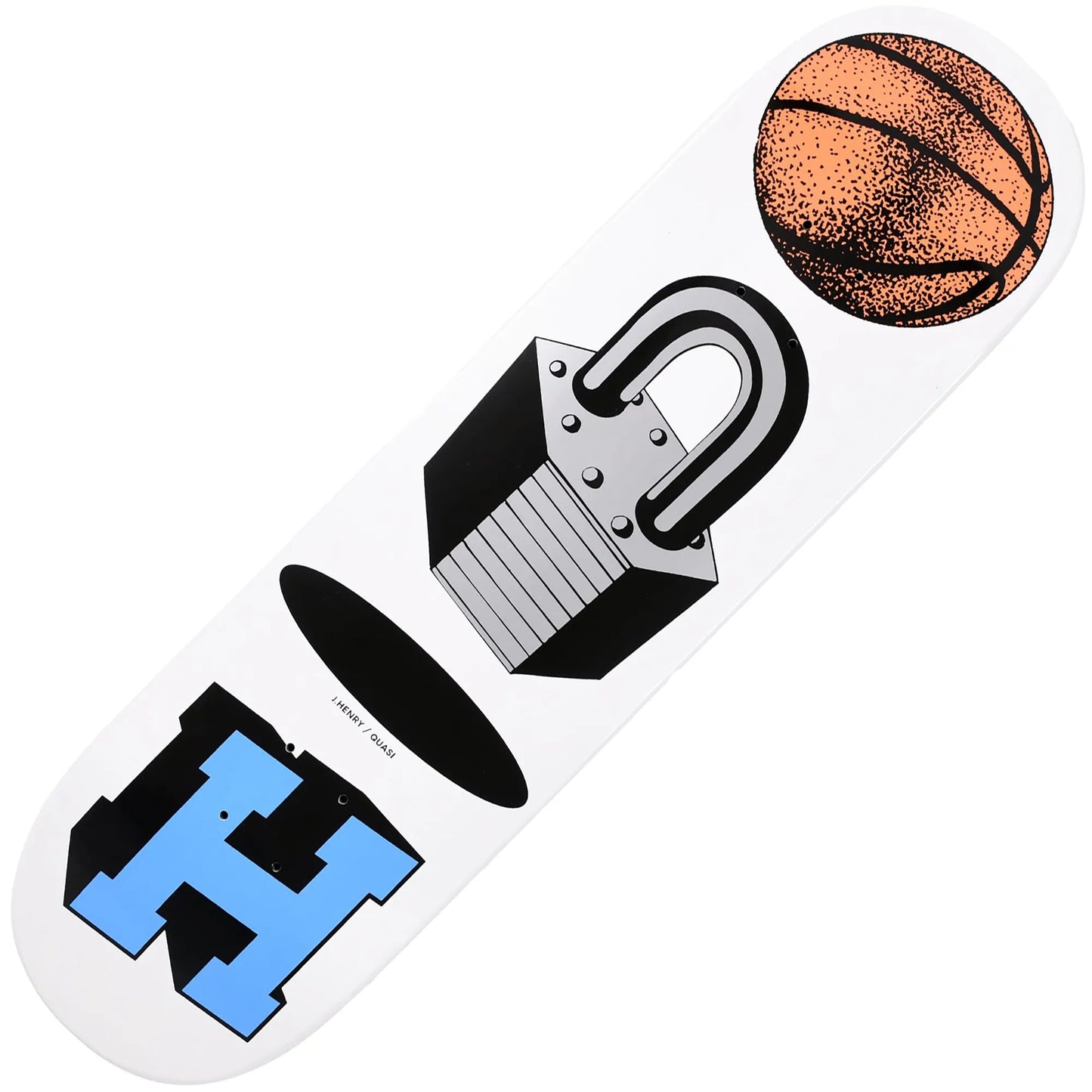 Quasi Henry Locked Deck (8.125") - Tiki Room Skateboards - 1