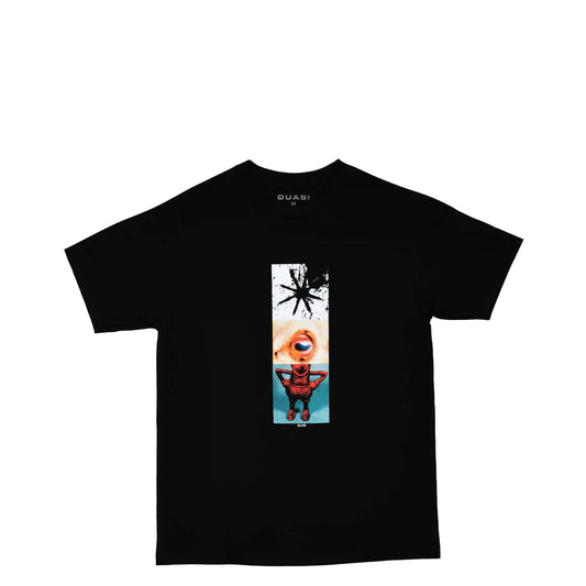 Quasi Plas Tee, black - Tiki Room Skateboards - 1