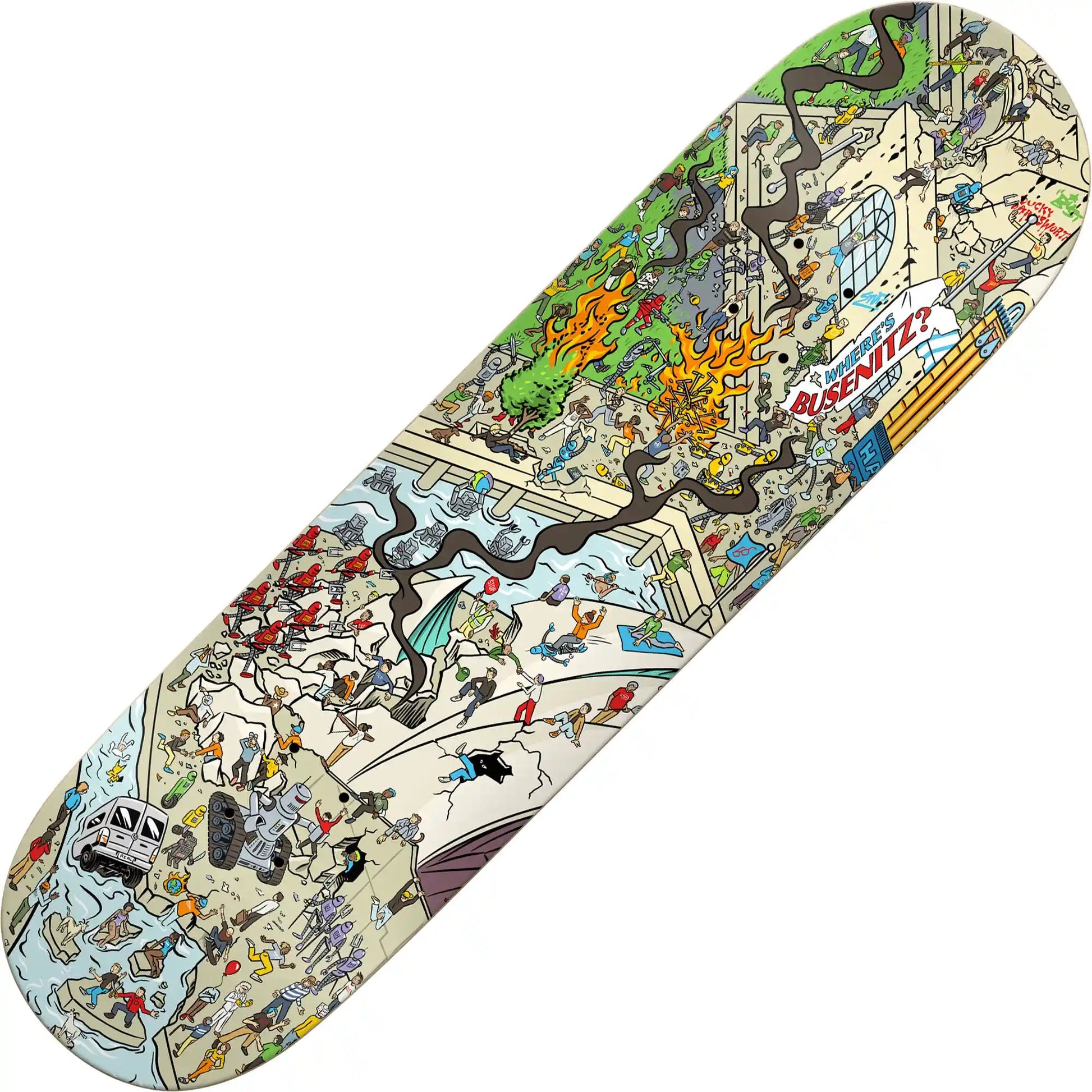 Real Busenitz Where's Busenitz Deck (8.38”) - Tiki Room Skateboards - 1