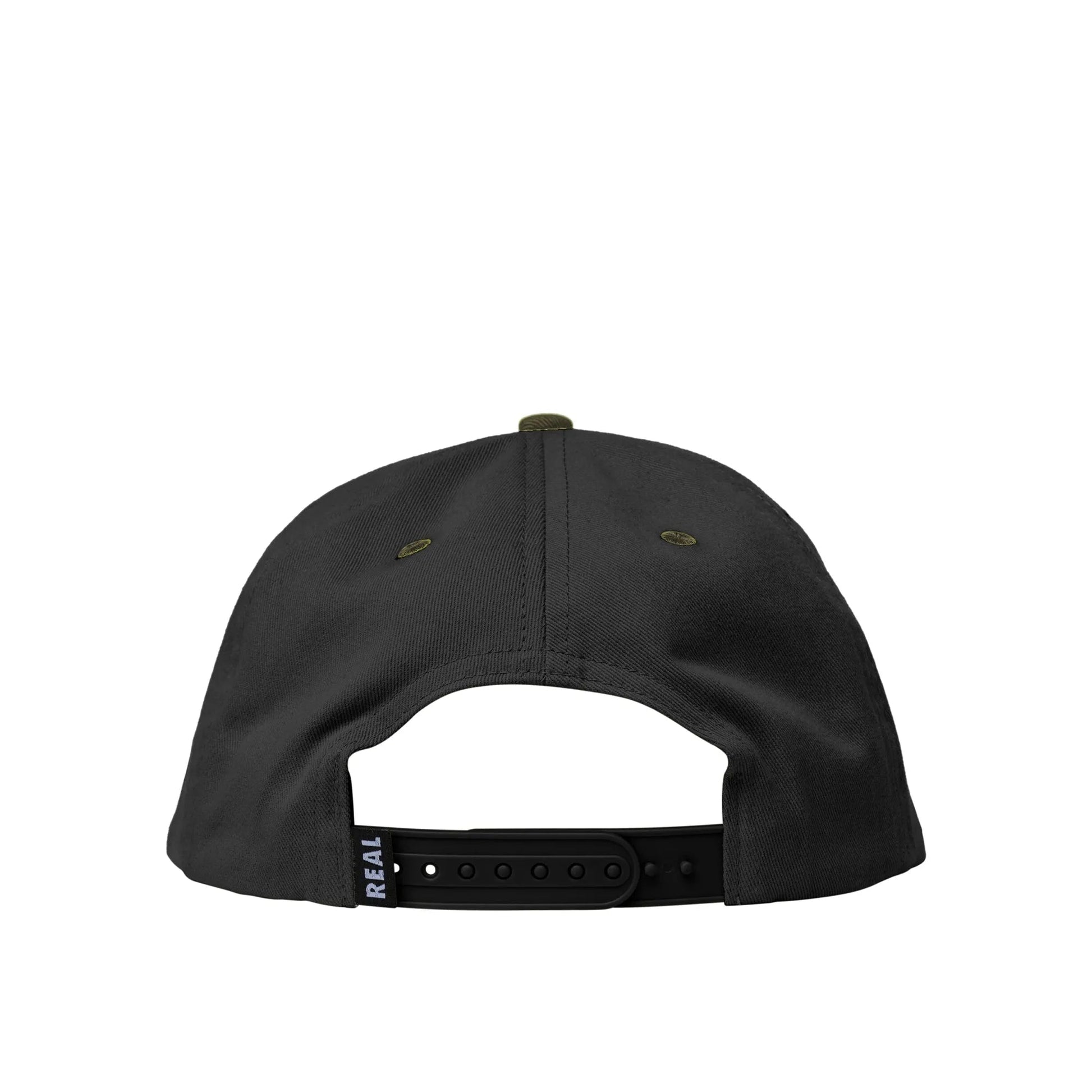 Real Emb Hat, charcoal/tan - Tiki Room Skateboards - 2
