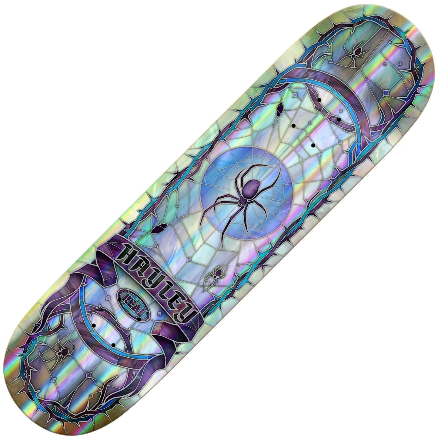 Real Hayley Rainbow Holo Cathedral True Fit Deck (8.06") - Tiki Room Skateboards - 1