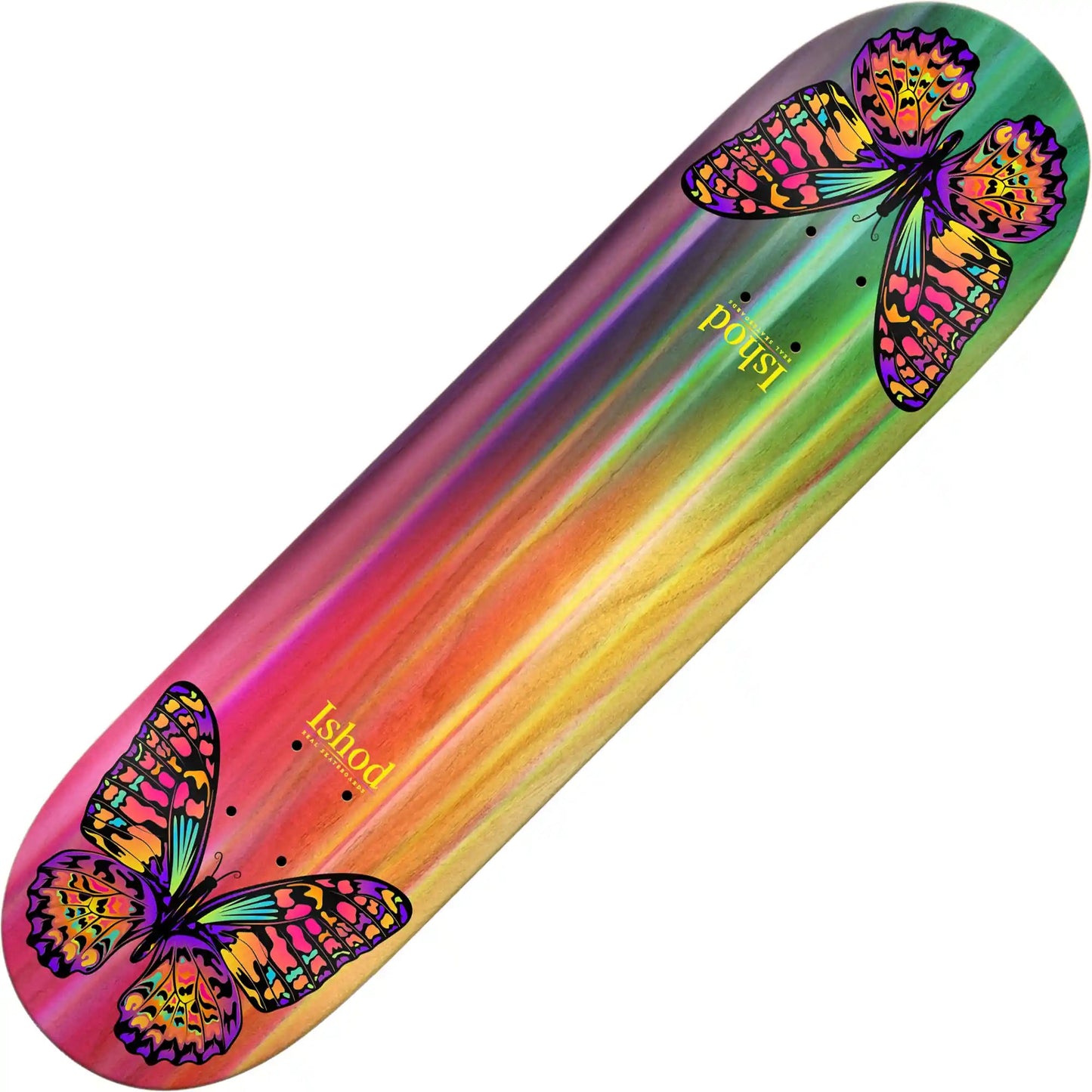 Real Ishod Rainbow Monarch Twin Tail Deck (8.25") - Tiki Room Skateboards - 1