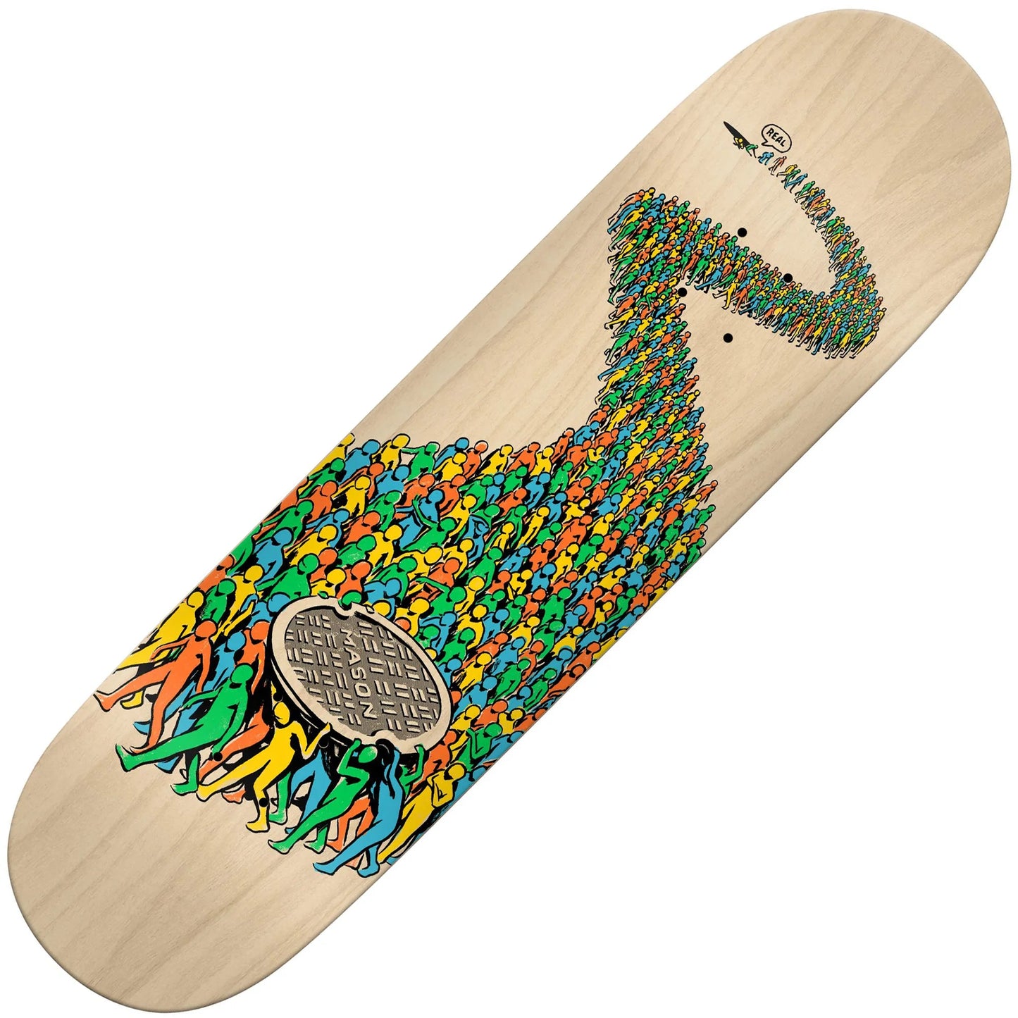 Real Mason Population True Fit Deck (8.25") - Tiki Room Skateboards - 1