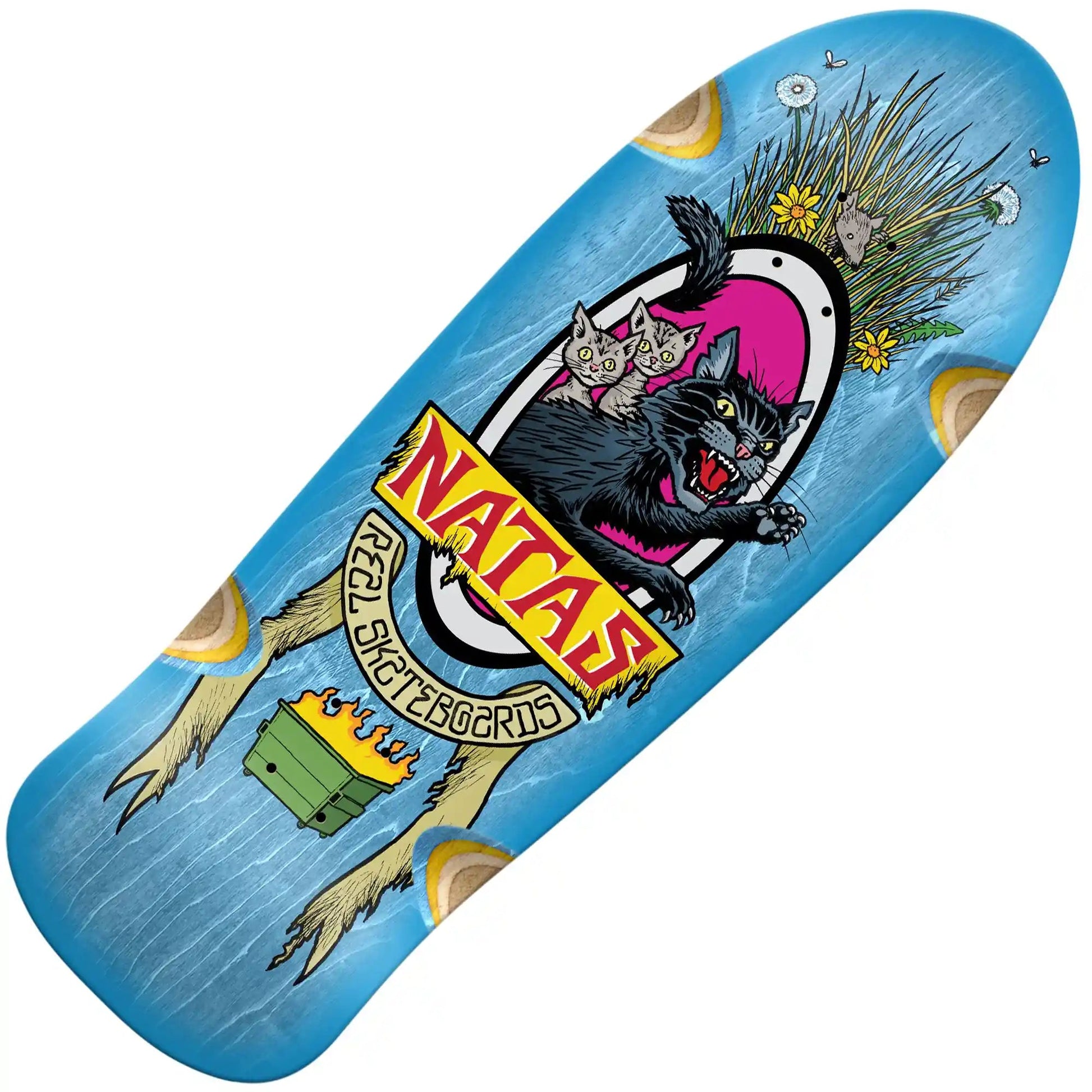 Real SSD25 Natas Panther Guest Wheel Wells Deck (10.8") - Tiki Room Skateboards - 1