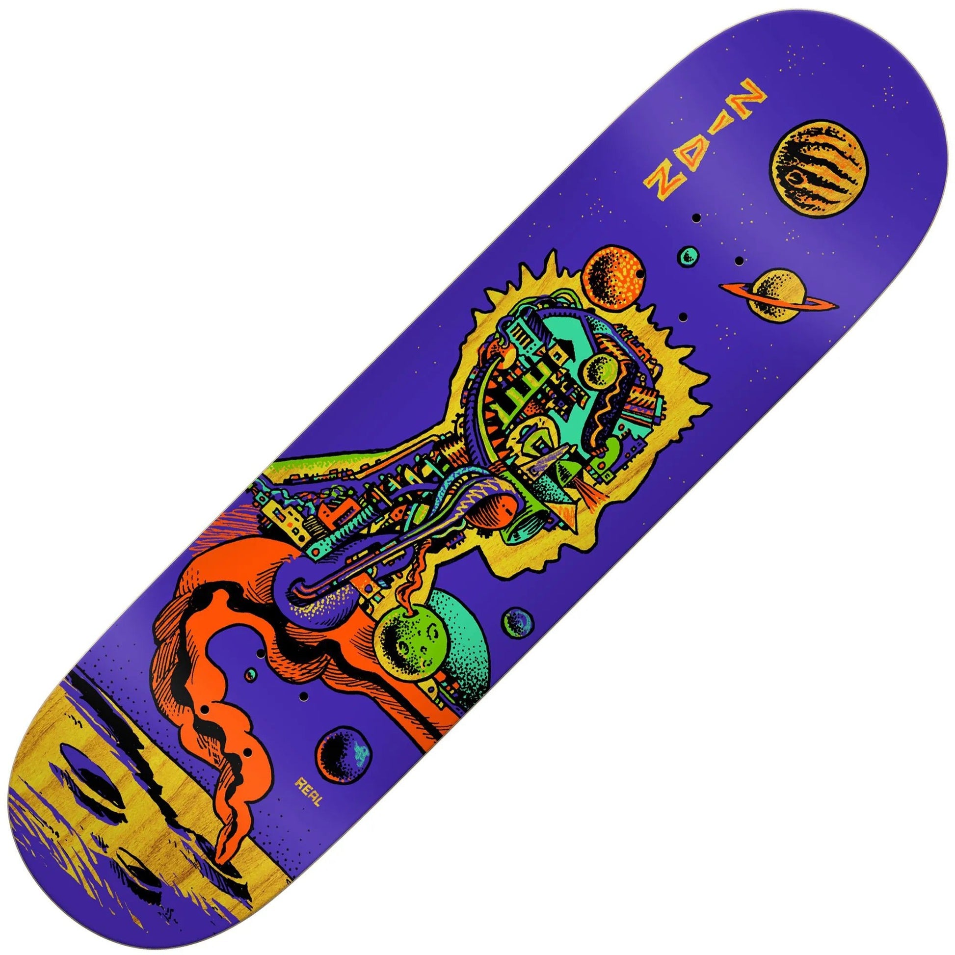 Real Zion Artificial True Fit Deck (8.38") - Tiki Room Skateboards - 1