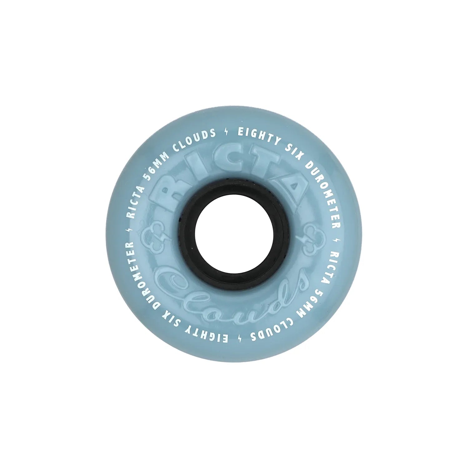 RICTA Clouds Wheels 86A, sky blue (56mm) - Tiki Room Skateboards - 1