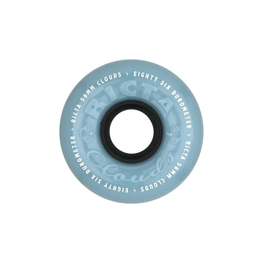 RICTA Clouds Wheels 86A, sky blue (56mm) - Tiki Room Skateboards - 1