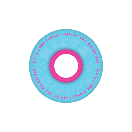 RICTA Clouds Wheels 92A, blue/pink (54mm) - Tiki Room Skateboards - 1