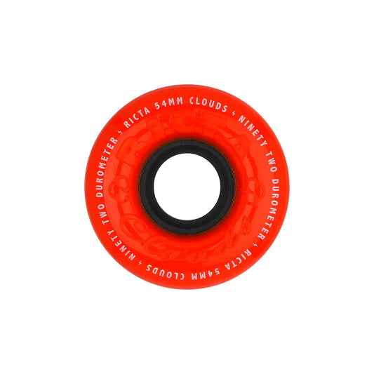 RICTA Clouds Wheels 92A, red orange (54mm) - Tiki Room Skateboards - 1