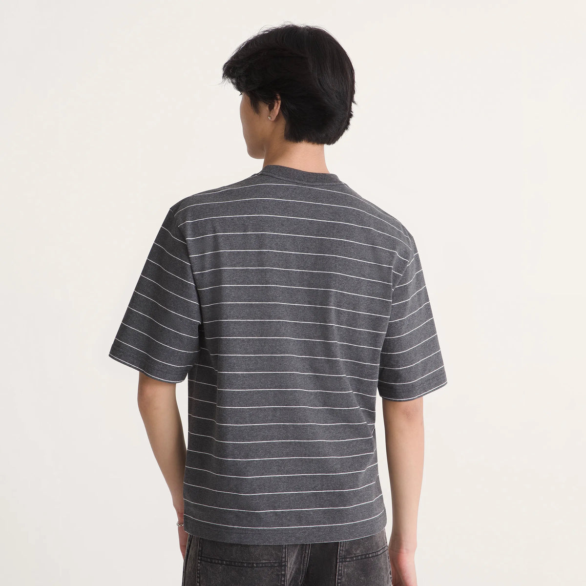 Vans X Rowan Z Stripe Short Sleeve Shirt, charcoal