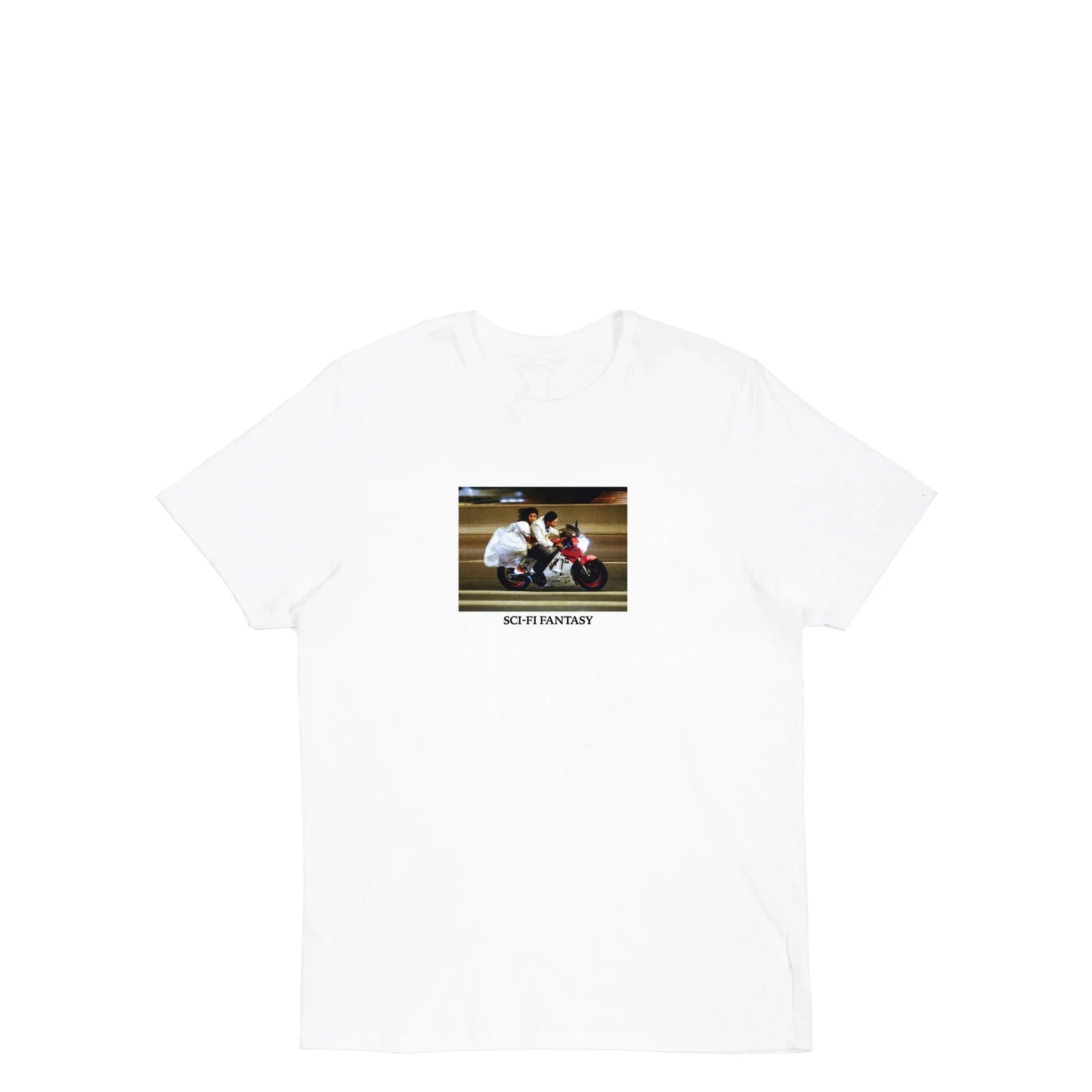 Sci-Fi Fantasy A Moment Of Romance Tee, white - Tiki Room Skateboards - 1