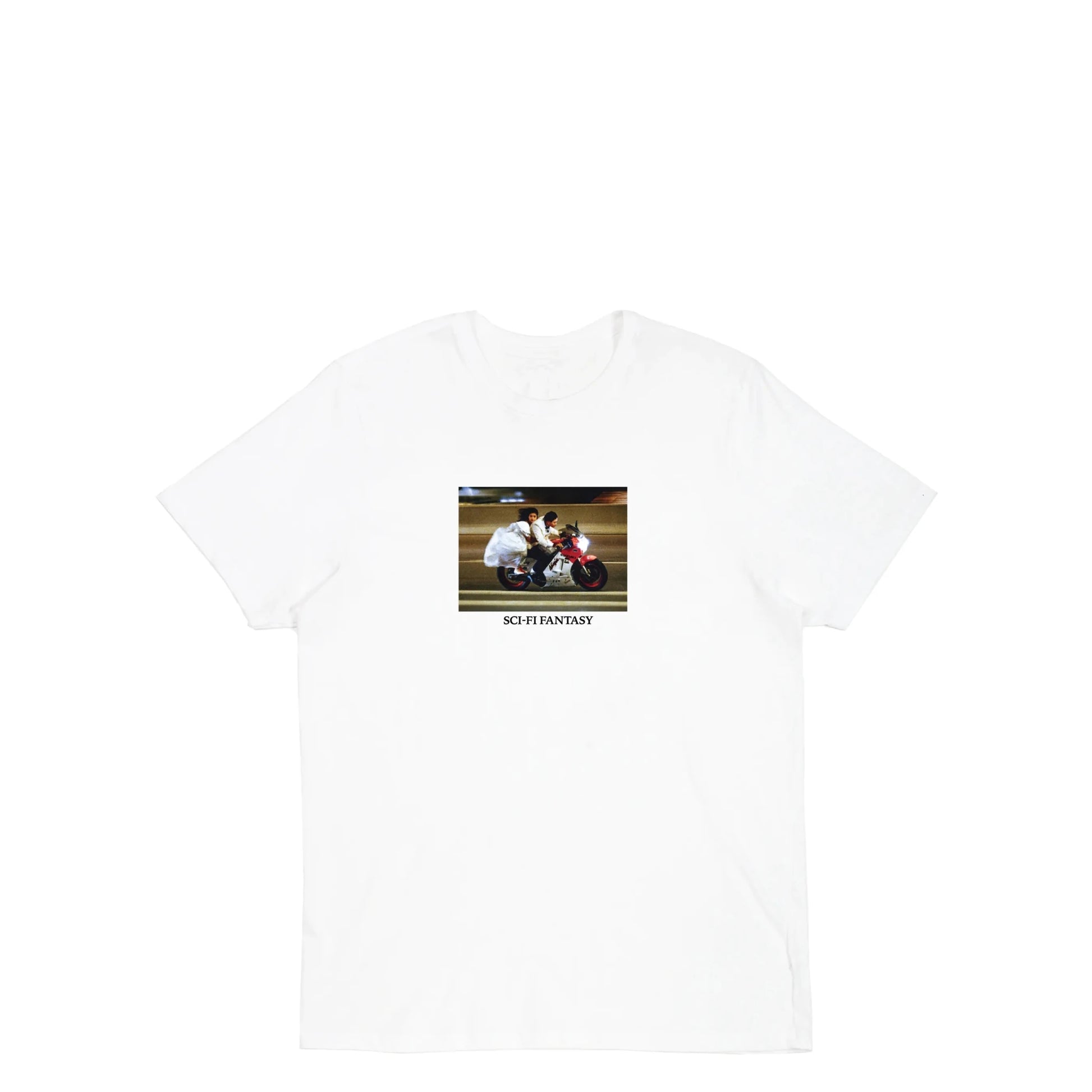 Sci-Fi Fantasy A Moment Of Romance Tee, white - Tiki Room Skateboards - 1