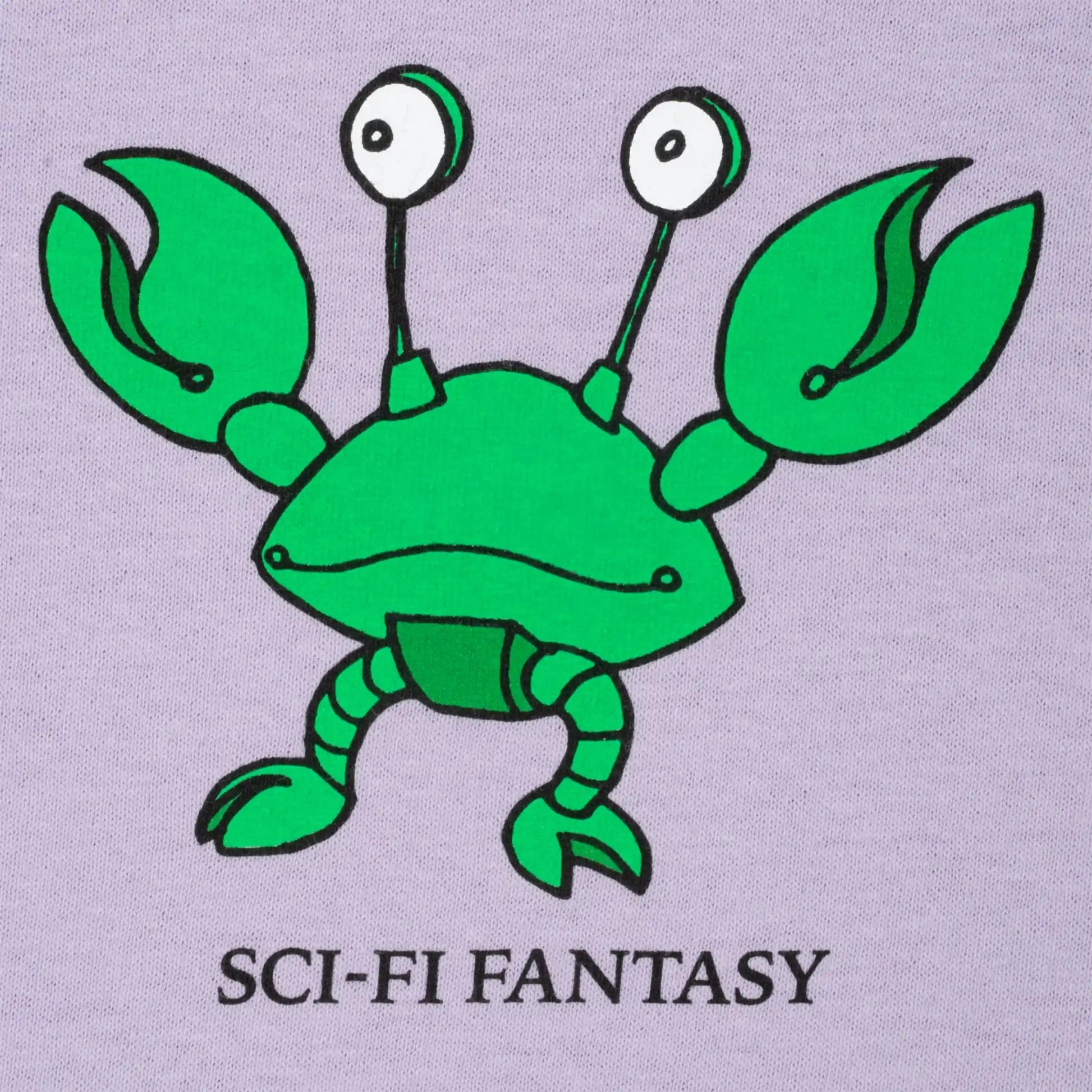 Sci-Fi Fantasy Crab Tee, orchid - Tiki Room Skateboards - 2