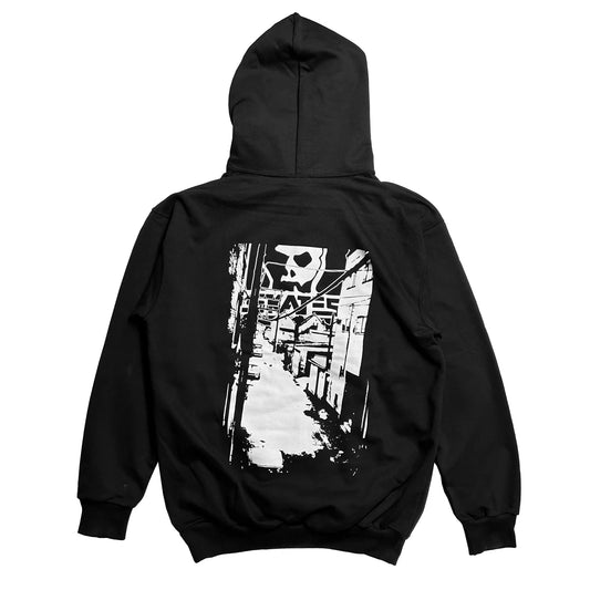 Skull Skates Alley Hood, black - Tiki Room Skateboards - 1