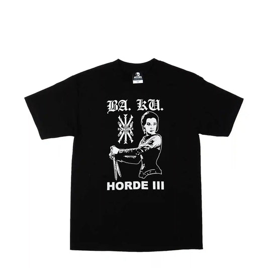 Skull Skates Ba. Ku. Horde III Tee, black - Tiki Room Skateboards - 1