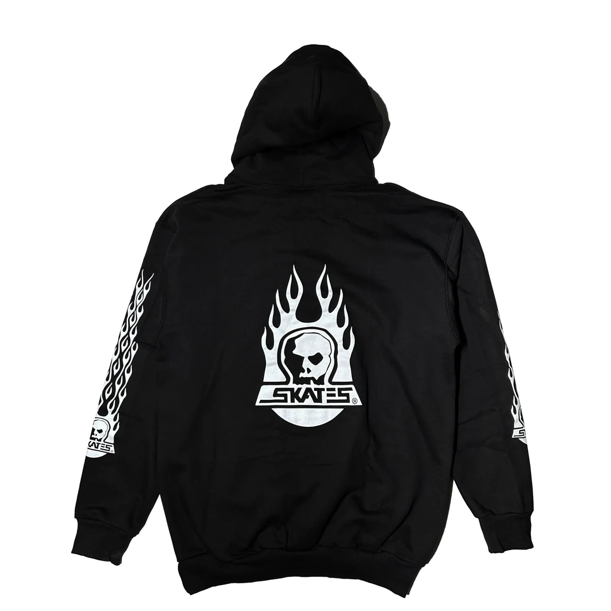 Skull Skates Burnt Fireball Skull Classics Hood, black/white - Tiki Room Skateboards - 2