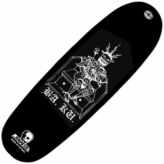 Skull Skates Deck BA. KU. Throne Football (10" x 32.5") - Tiki Room Skateboards - 1