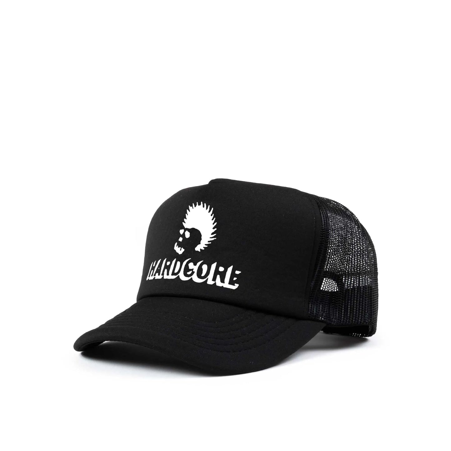 Skull Skates Hardcore Mesh Trucker Cap, black - Tiki Room Skateboards - 1