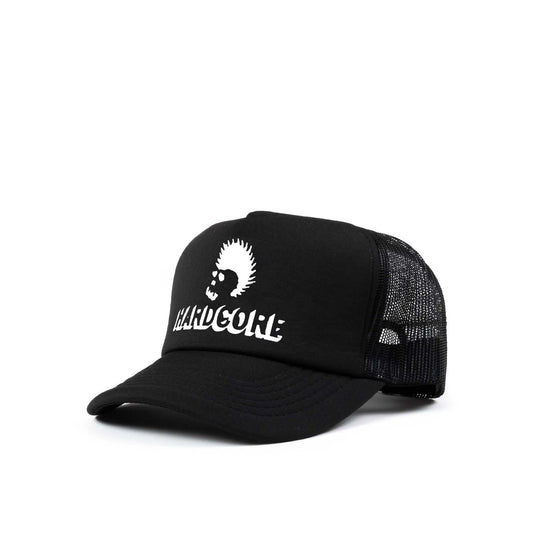 Skull Skates Hardcore Mesh Trucker Cap, black - Tiki Room Skateboards - 1