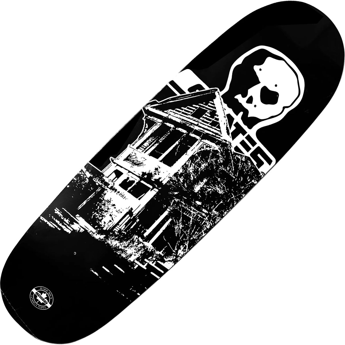 Skull Skates Haunted House Football Deck (10") - Tiki Room Skateboards - 1