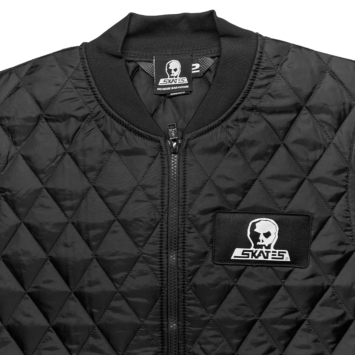 Skull Skates Logo Patch Vest, black - Tiki Room Skateboards - 2