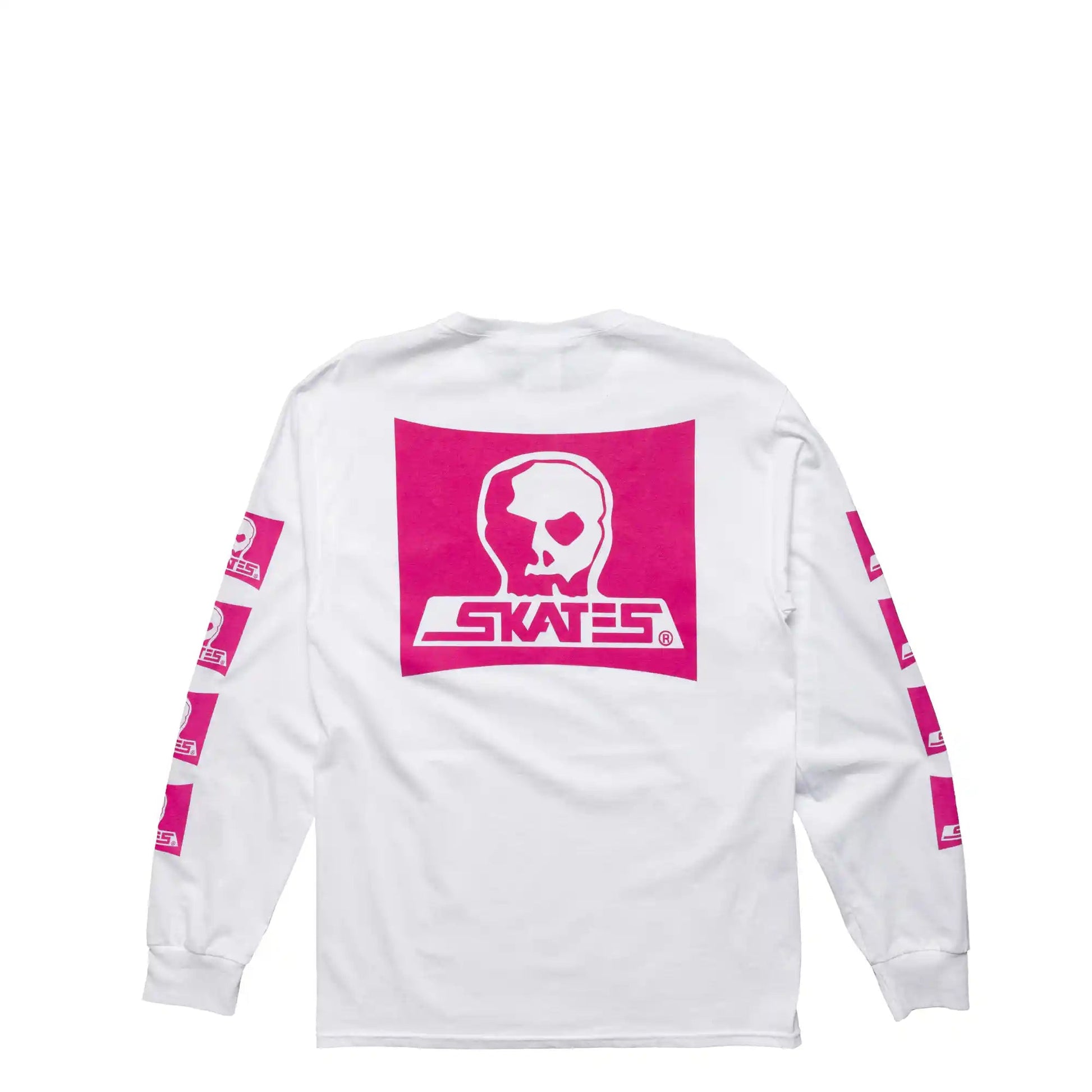 Skull Skates Mini Burbs Long Sleeve T - Shirt, ink pink - Tiki Room Skateboards - 1