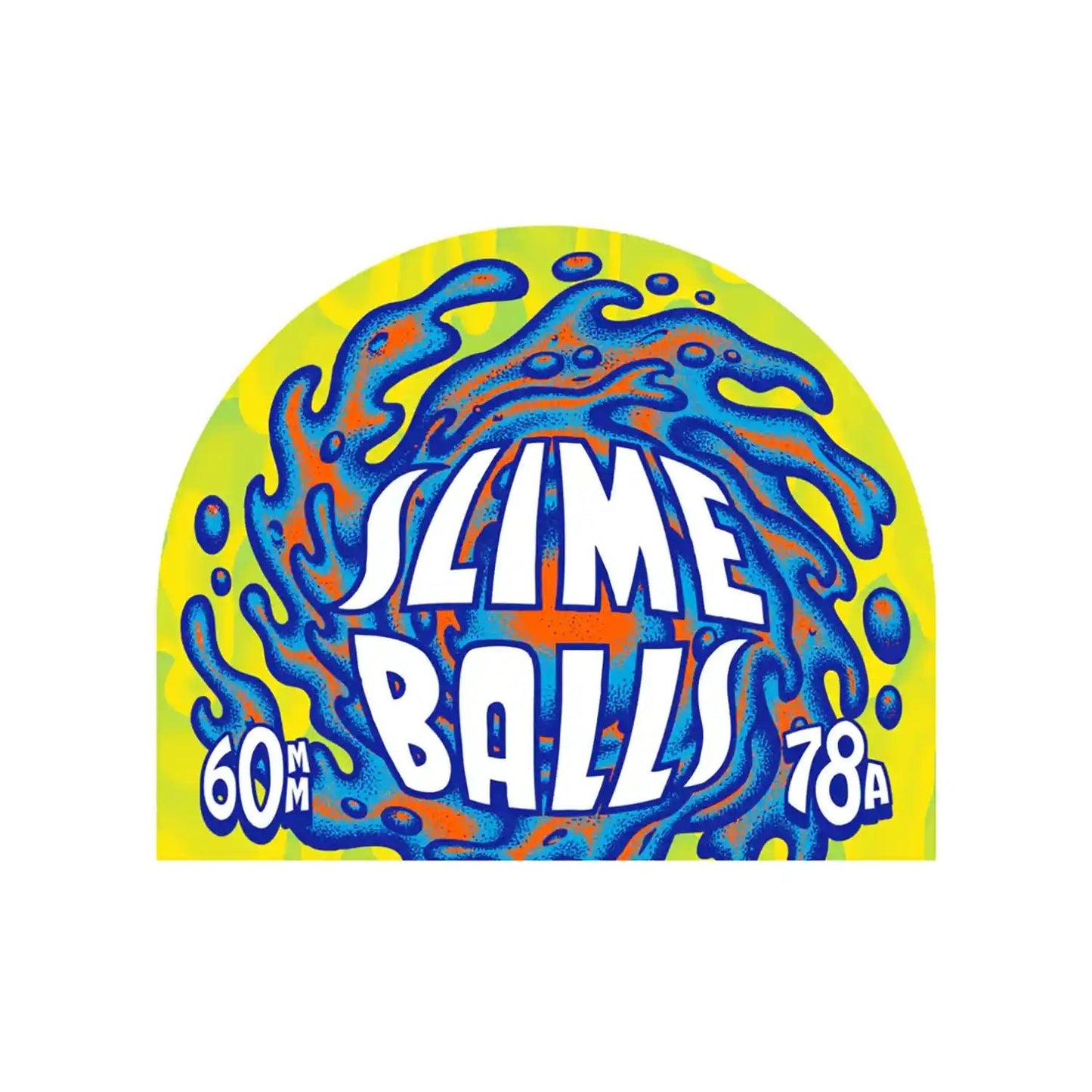 Slime Balls OG Slime Wheels Green 78A (60mm) - Tiki Room Skateboards - 4