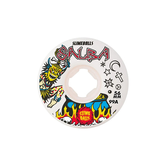 SLIME BALLS Salba Witch Doctor Wheels 99A, reissue (56mm) - Tiki Room Skateboards - 1
