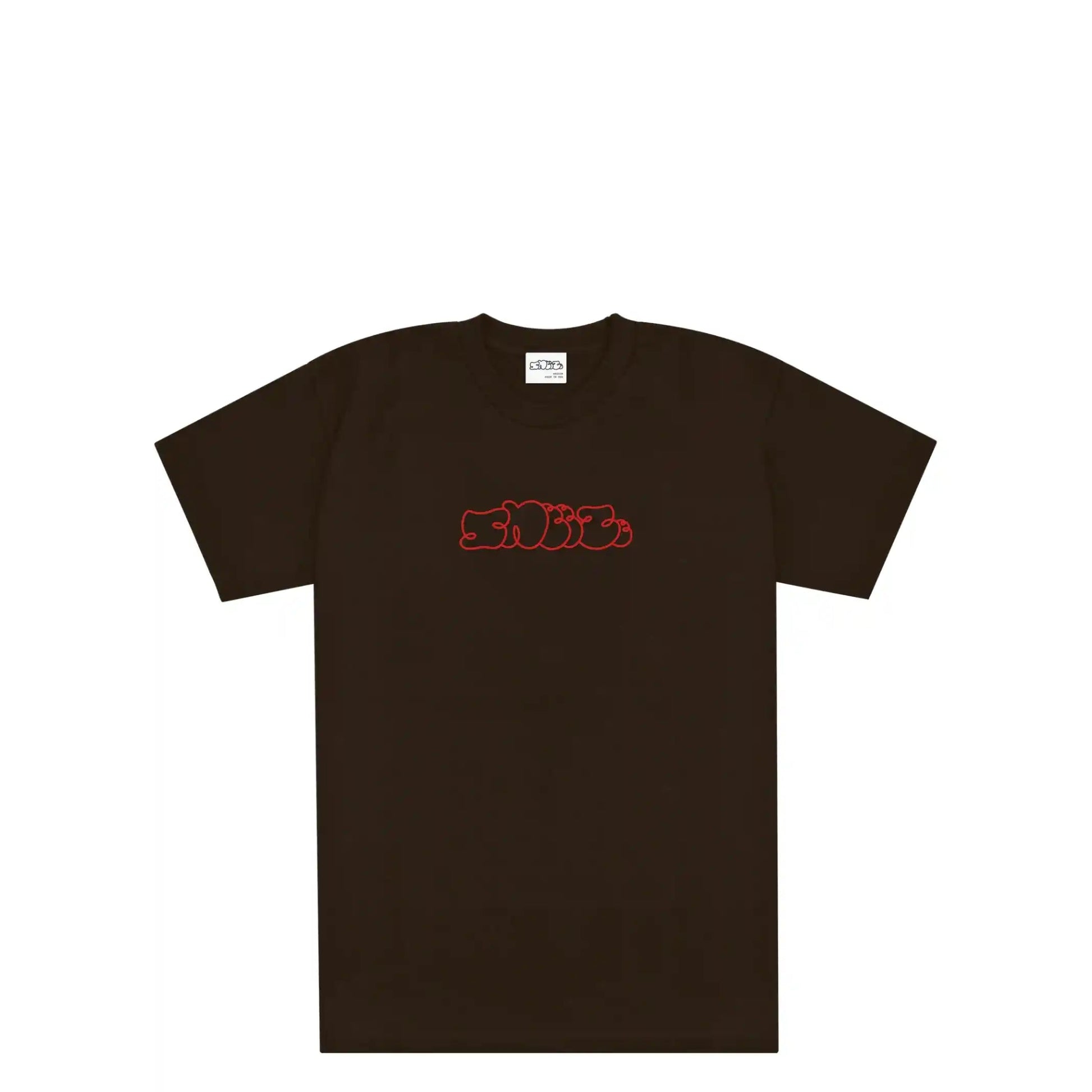 Sneeze Logo Tee, chocolate - Tiki Room Skateboards - 1