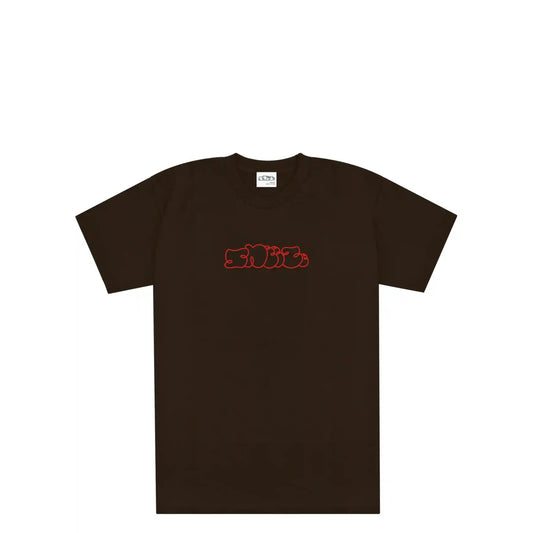 Sneeze Logo Tee, chocolate - Tiki Room Skateboards - 1