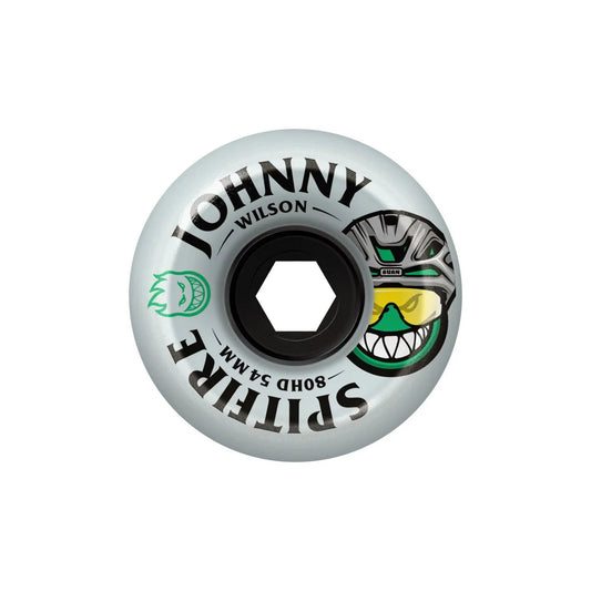 Spitfire 80HD Johnny Wilson Burn Squad Conical Full Wheels, clear (54mm) - Tiki Room Skateboards - 1