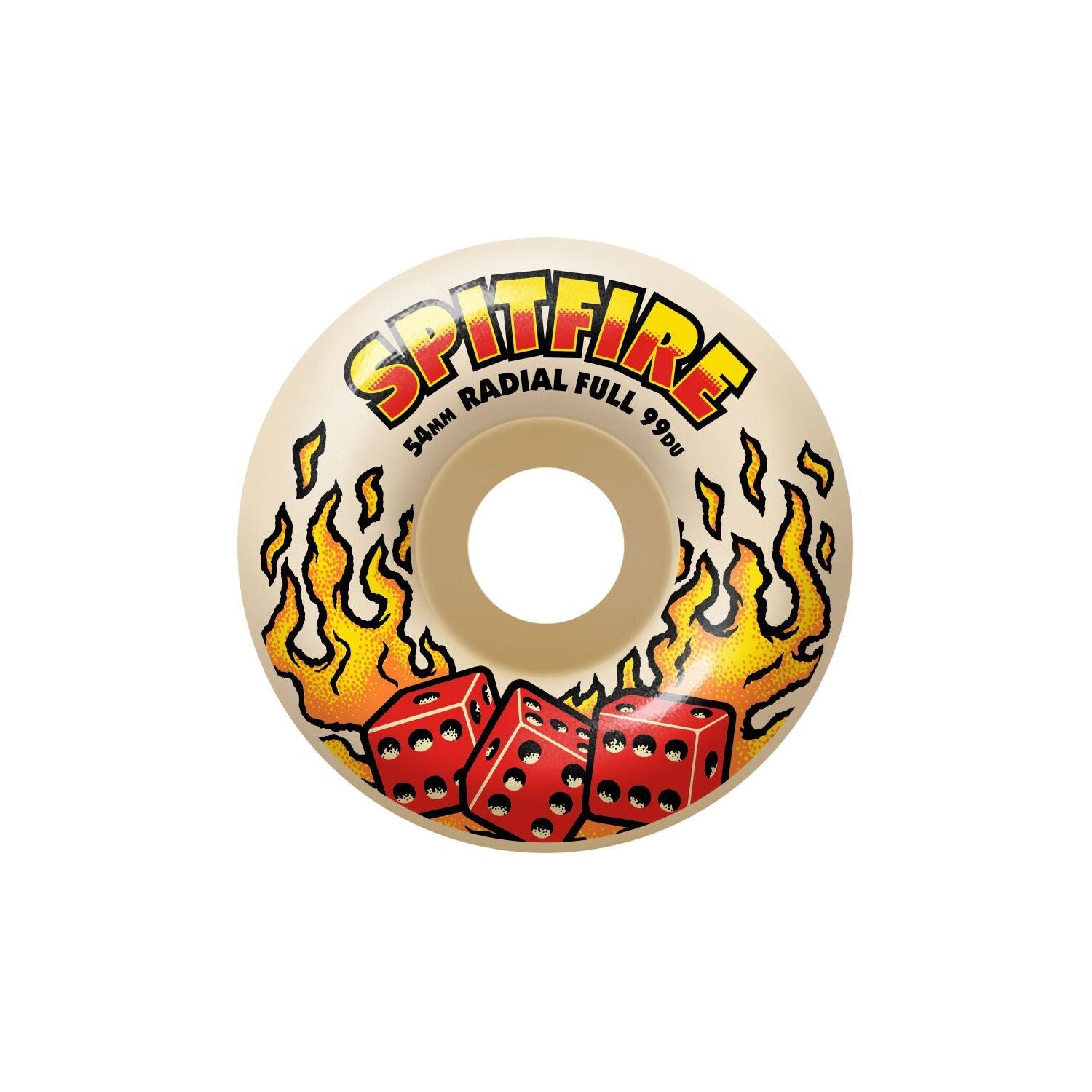 Spitfire F4 99 Hot Hand Radial Full Wheels (54mm) - Tiki Room Skateboards - 1