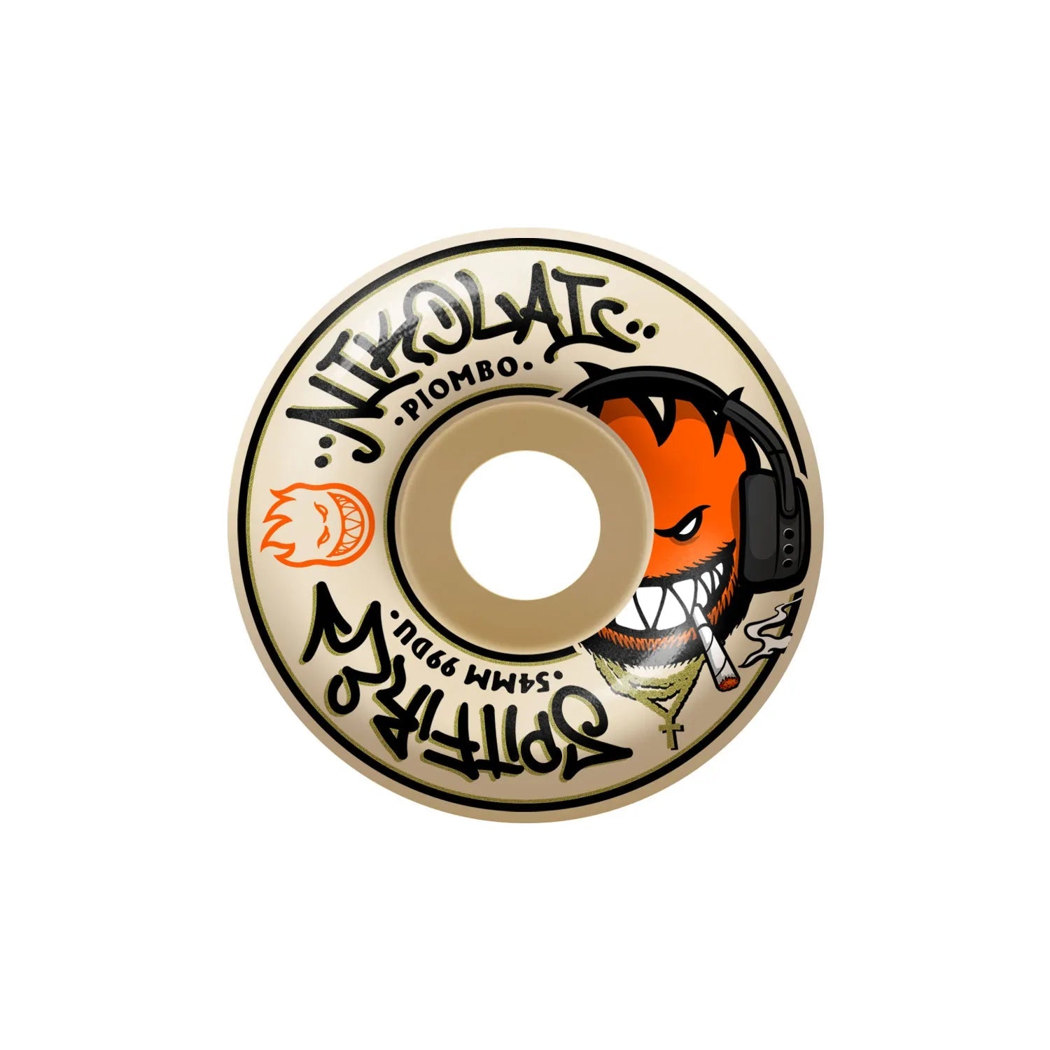 Spitfire Formula Four 99 Nikolai - Pro Edition Classic Wheels (54mm) - Tiki Room Skateboards - 1