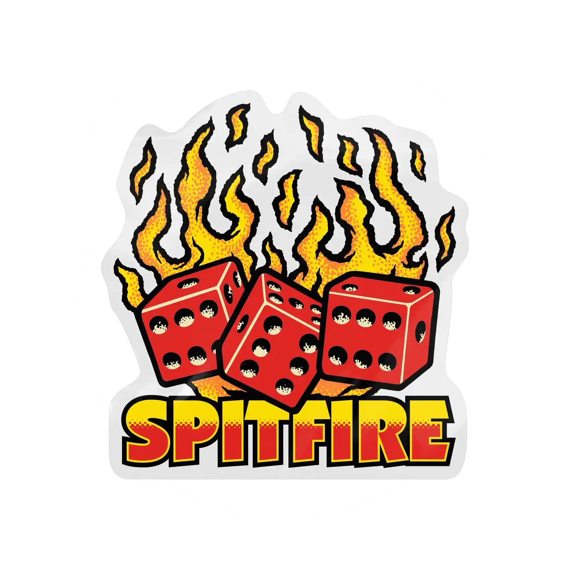 Spitfire Hot Hand Sticker - Tiki Room Skateboards - 1