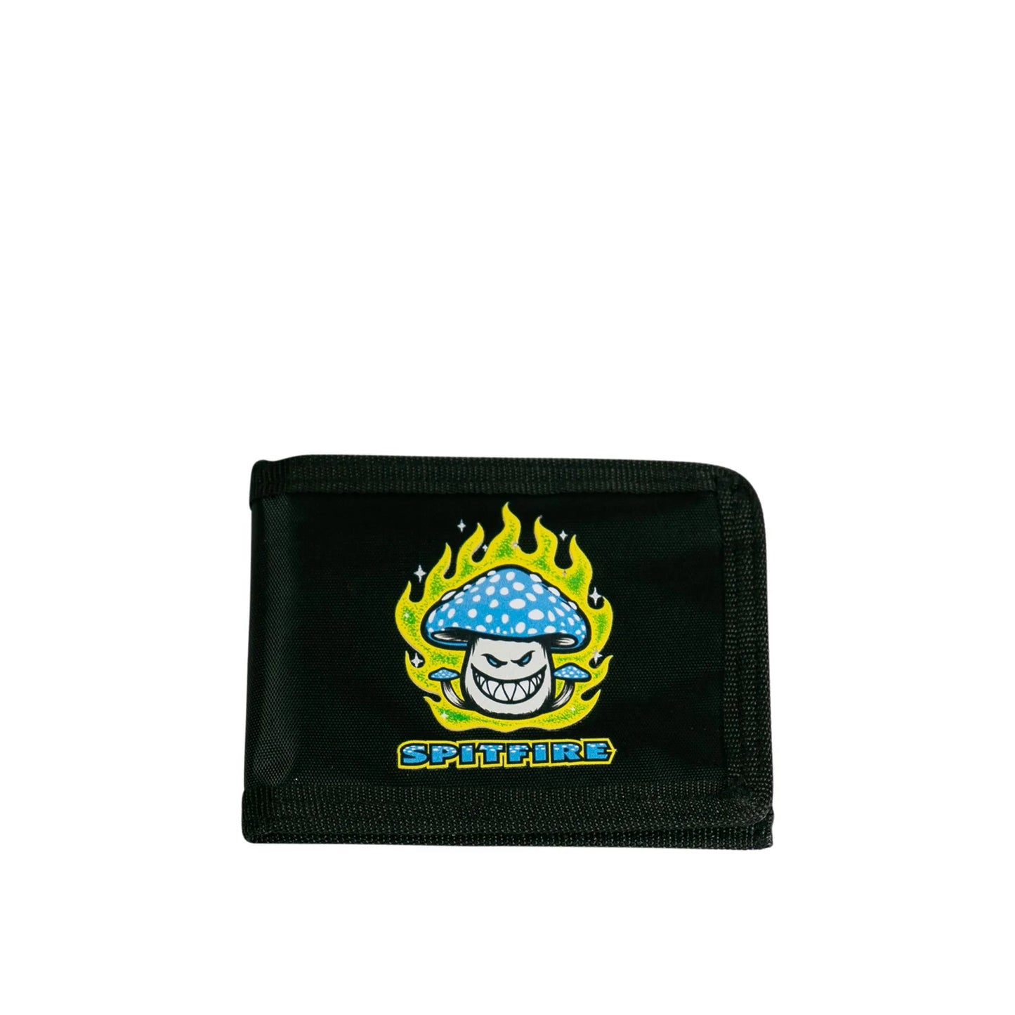 Spitfire Mushroom Bighead Wallet, black/yellow - Tiki Room Skateboards - 1