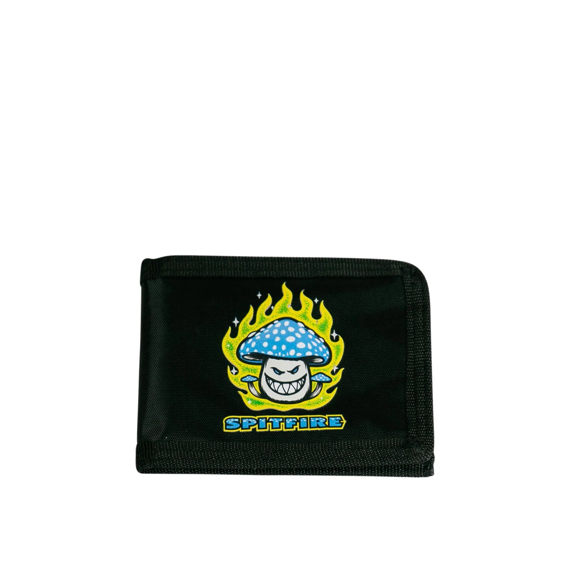 Spitfire Mushroom Bighead Wallet, black/yellow - Tiki Room Skateboards - 1