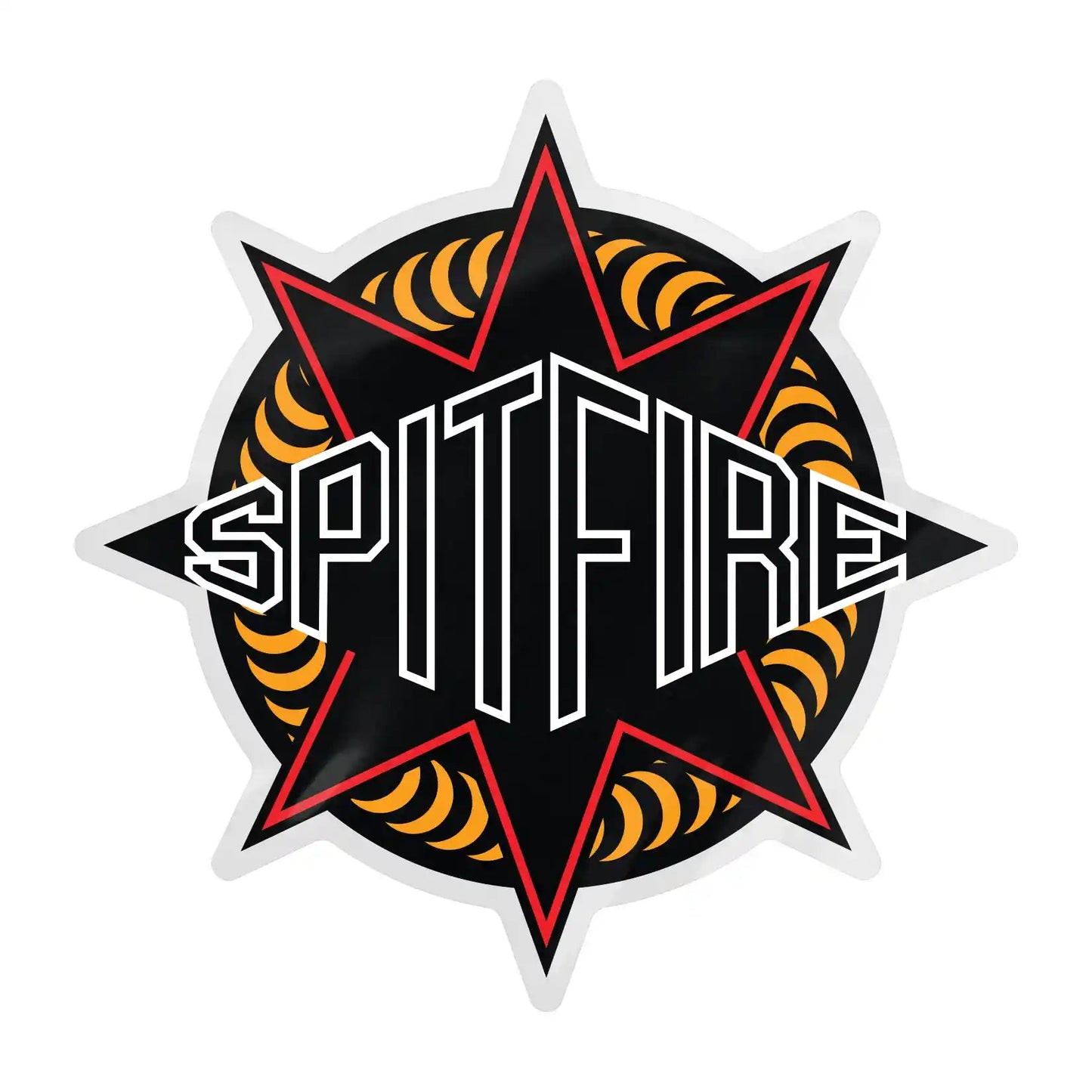 Spitfire Sure Shot Sticker - Tiki Room Skateboards - 1