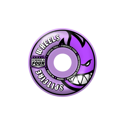 Spitfire Team Colors F4 99 Radial Full Wheels, light purple (54mm) - Tiki Room Skateboards - 1
