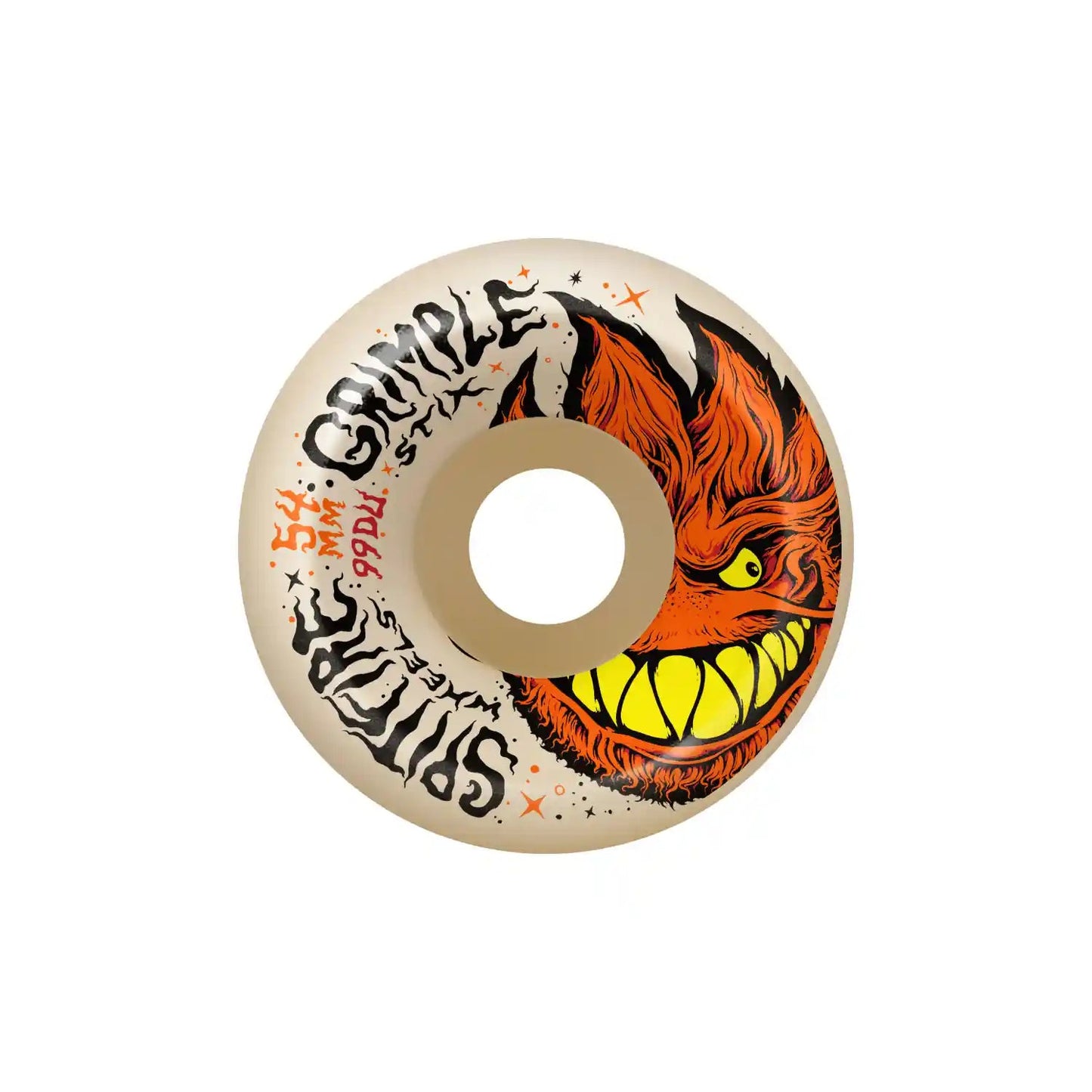 Spitfire X Grimple F4 99 Grimplehead Lock - In Full (54mm) - Tiki Room Skateboards - 1