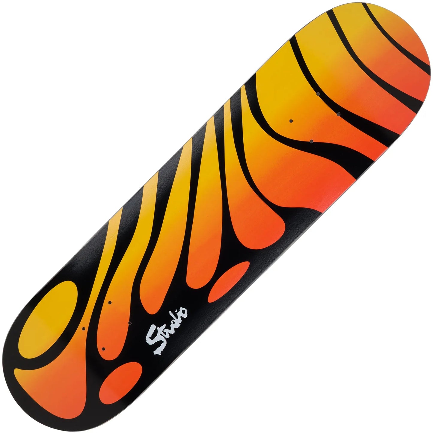 Studio Organic Plus Black/Orange Fade Deck (8.25") - Tiki Room Skateboards - 1