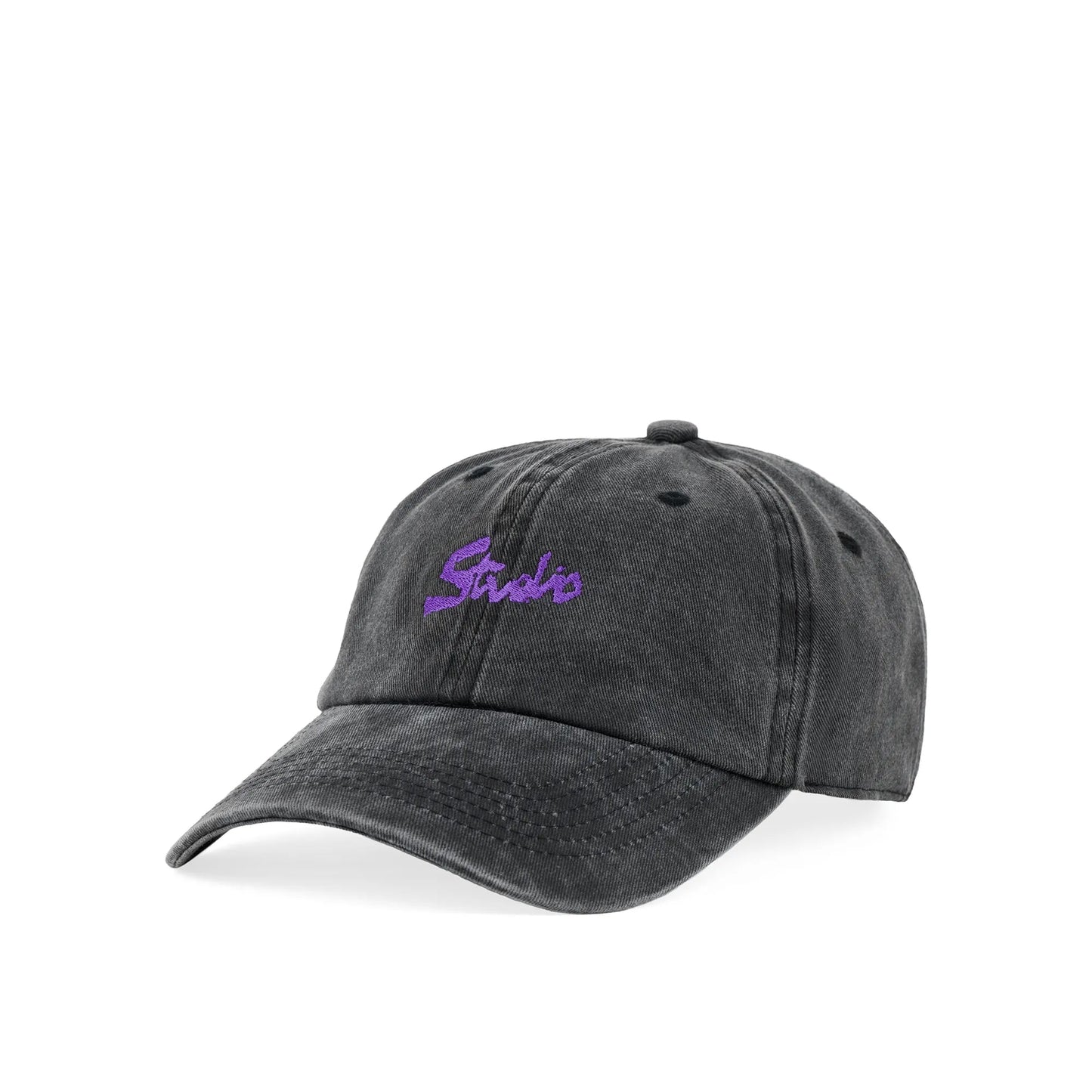 Studio Organic Plus Hat, pigment dyed black - Tiki Room Skateboards - 1