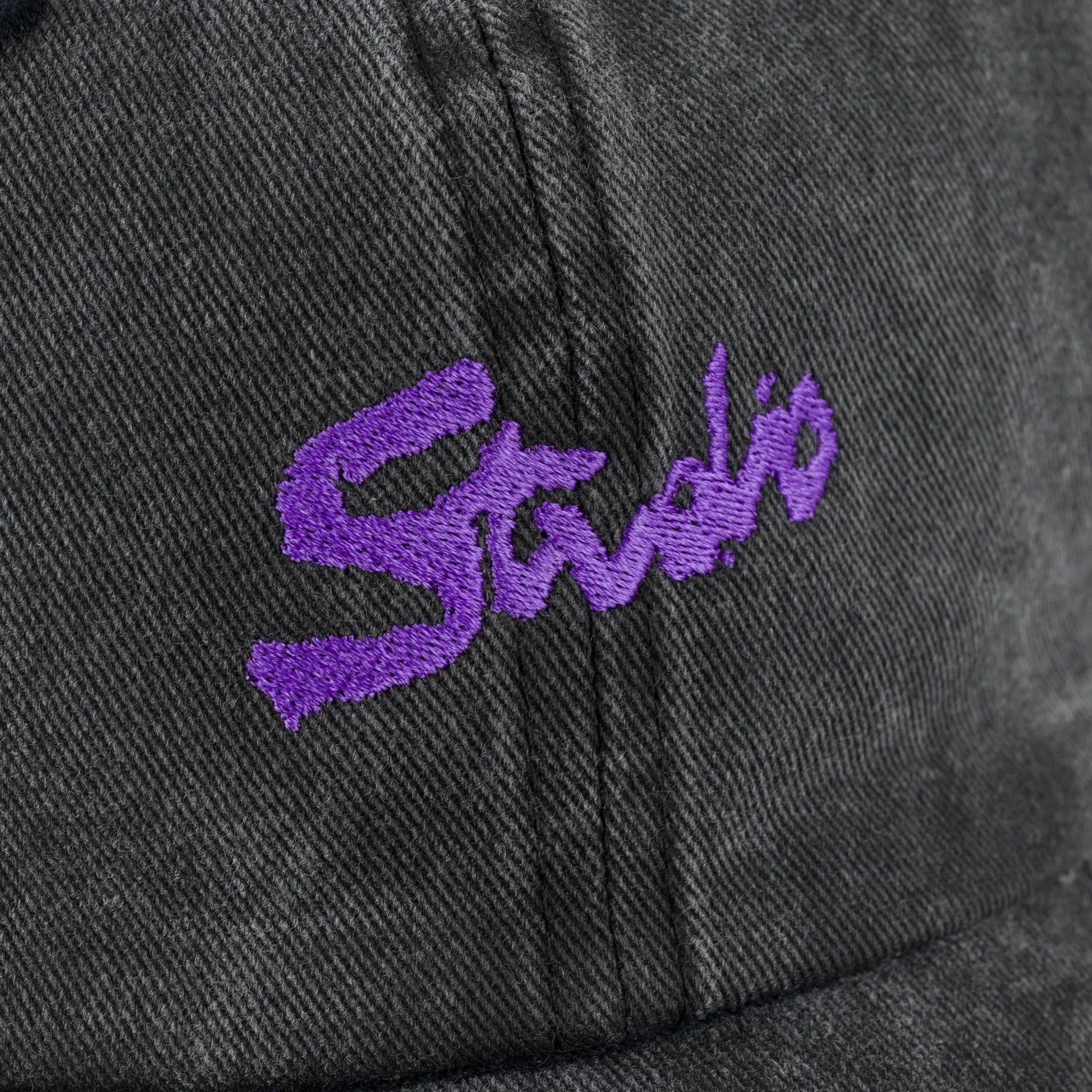 Studio Organic Plus Hat, pigment dyed black - Tiki Room Skateboards - 2