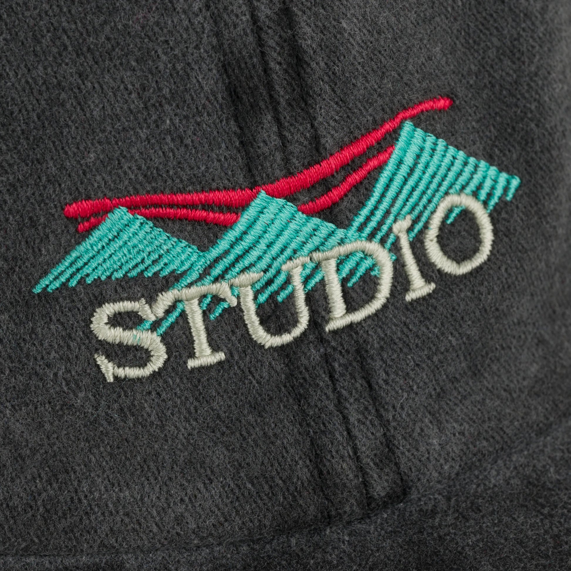 Studio Summit 6 - Panel Garment Dyed Hat, black - Tiki Room Skateboards - 2
