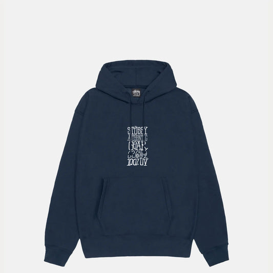 Stussy Authentic Gear Hood, navy - Tiki Room Skateboards - 1