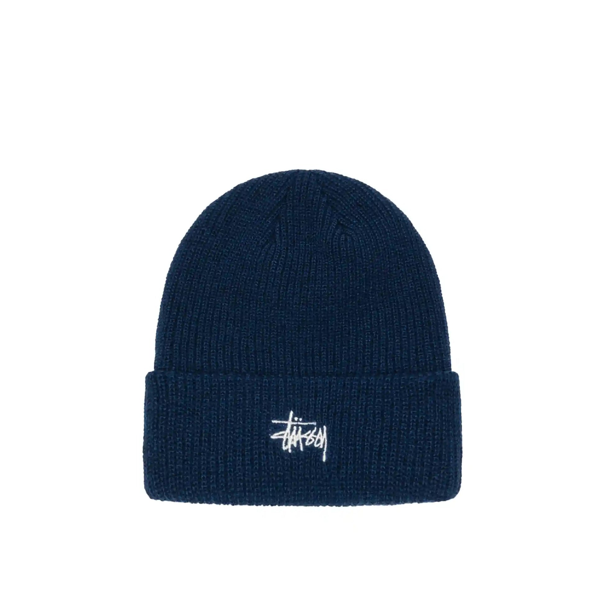 Stussy Basic Cuff Beanie, blueberry - Tiki Room Skateboards - 1