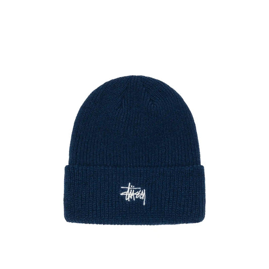 Stussy Basic Cuff Beanie, blueberry - Tiki Room Skateboards - 1