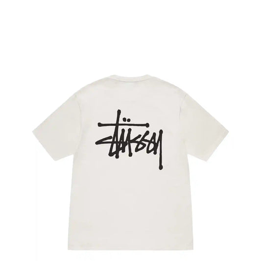 Stussy Basic Stussy Pigment Dyed Tee, natural - Tiki Room Skateboards - 1